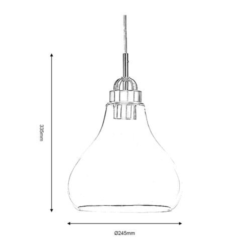 Turua Pendant Light CH - Image 2