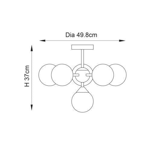 Oscar 6lt semi flush - Image 2