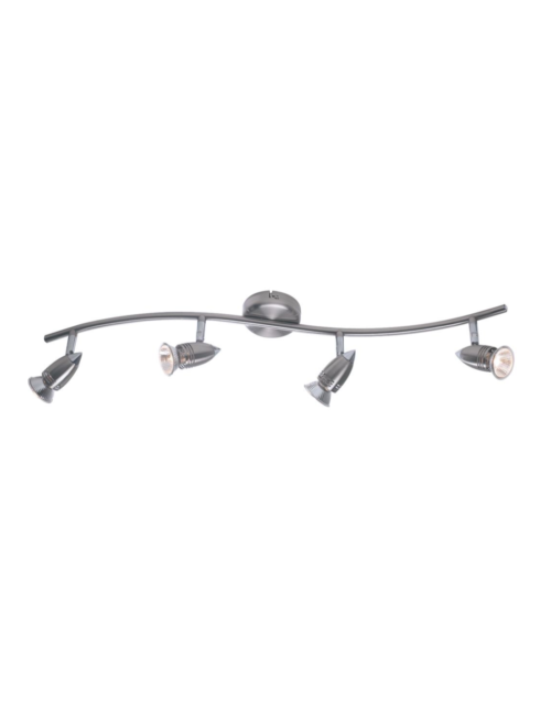 Gemini 4 Light Bar Spotlight Satin Chrome