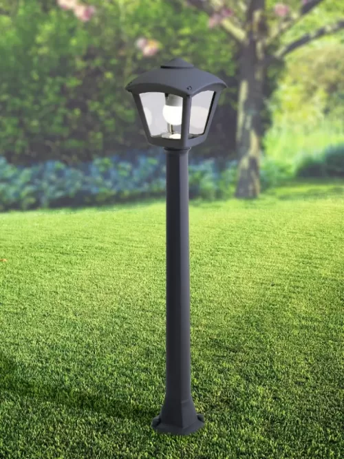 Fumagalli ROBY GIAFFA LANTERN Mini Post E27 GREY, BLACK - Image 3