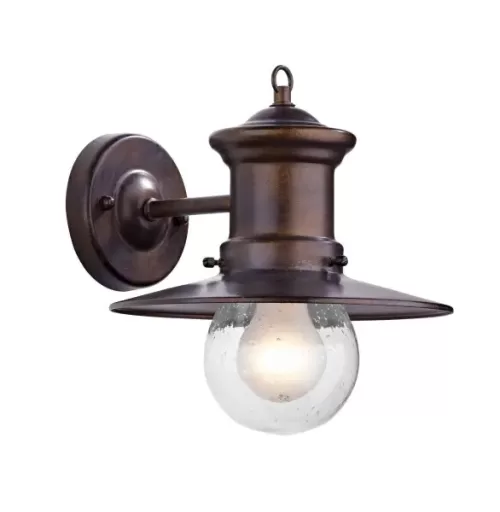 Sedgewick Outdoor Wall Light Bronze Glass IP44