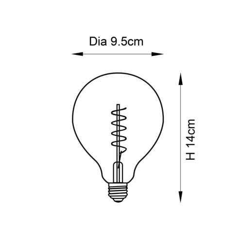 Spiral E27 Filament - Image 4