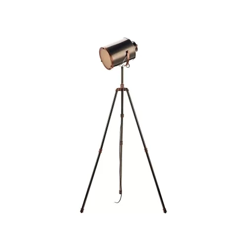 Jake Task Floor Lamp Antique Silver And Copper