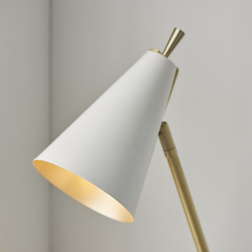 Mid Century matt white Task light - Image 3