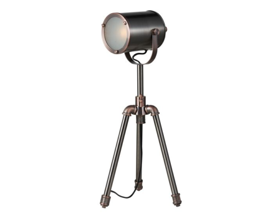 Jake Task Table Lamp Antique Silver And Copper