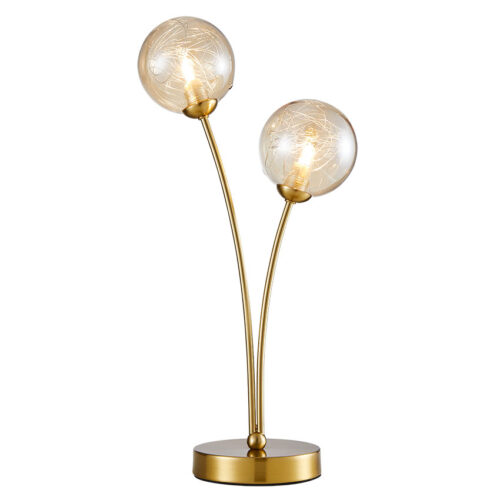 BASON 2L SATIN BRASS G9 TABLE LAMP