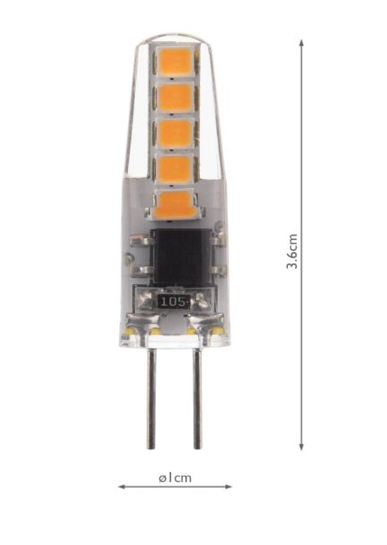 LED G4 Capsule Light Bulb (Lamp) 2w 200lm 3000k - Image 3